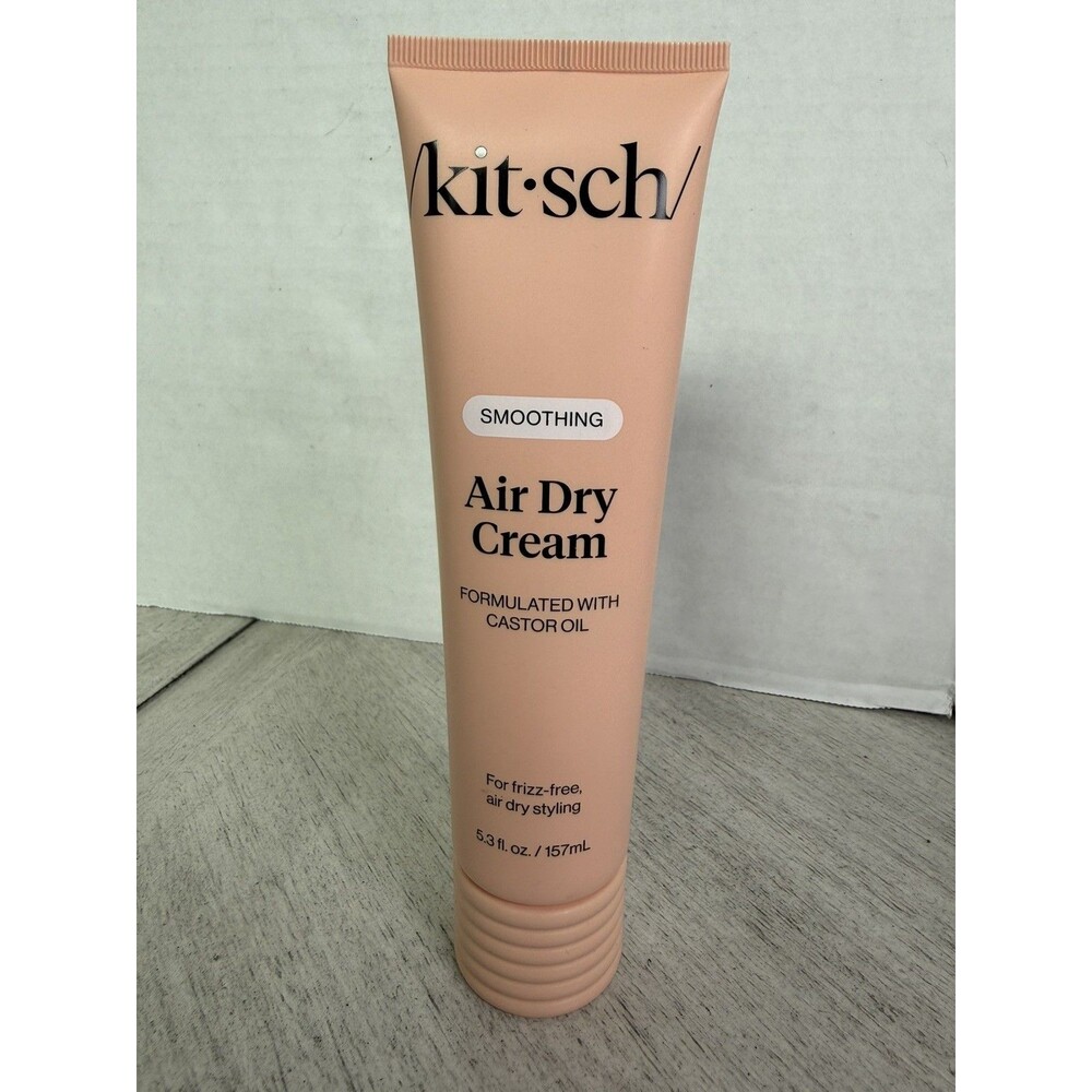 Kitsch Smoothing Air Dry Cream With Castor Oil & Coconut Oil 5.3 Oz 157mL Sealed